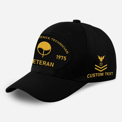 Coast Guard Veteran Cap, Customized Uscg Ratings Veteran Embroidered Cap, Embroidered Dad Hat