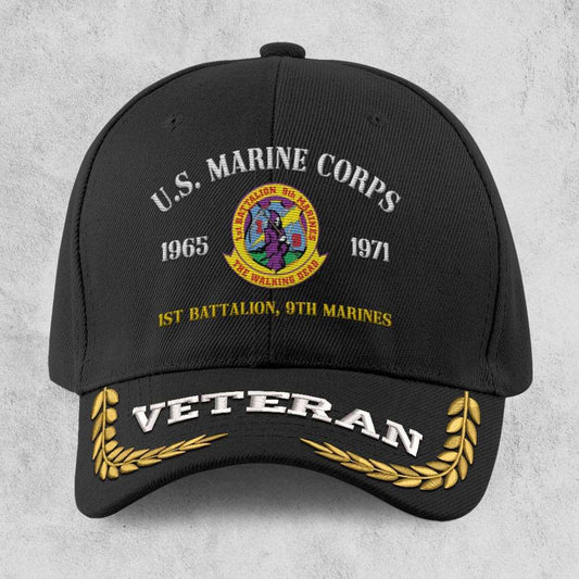 Coast Guard Veteran Cap, Customized Usmc Battalions Embroidered Cap, Embroidered Dad Hat