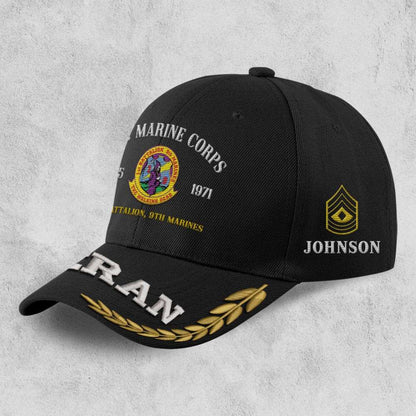 Coast Guard Veteran Cap, Customized Usmc Battalions Embroidered Cap, Embroidered Dad Hat