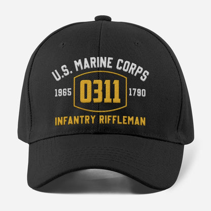 Coast Guard Veteran Cap, Customized Usmc Mos Embroidered Cap, Embroidered Dad Hat