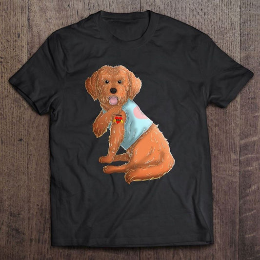 Cockapoo I Love Mom Tattoo Dog Shirt Funny Mother's Day Gift T Shirt, Mother's Day Shirt, Gift For Mom, Shirt For Mom