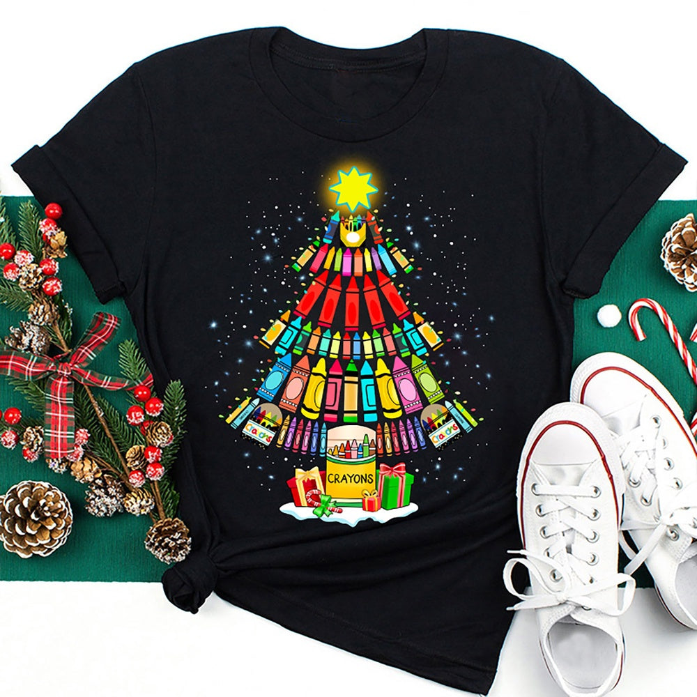 Come And Paint A Christmas Tree With Me T Shirt, Merry T Shirt, Unisex Christmas Shirts