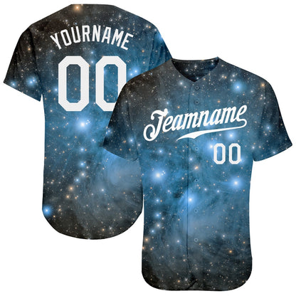 Cool Baseball Jersey, Custom Tie Dye White Black 3D Authentic Baseball Jersey, Best Baseball Jerseys