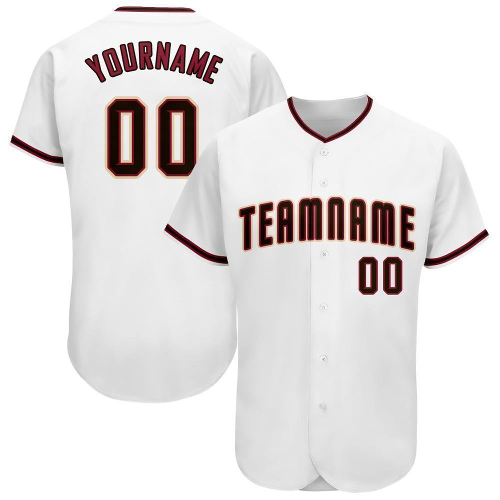 Cool Baseball Jersey, Custom White Black Crimson Baseball Jersey, Best Baseball Jerseys