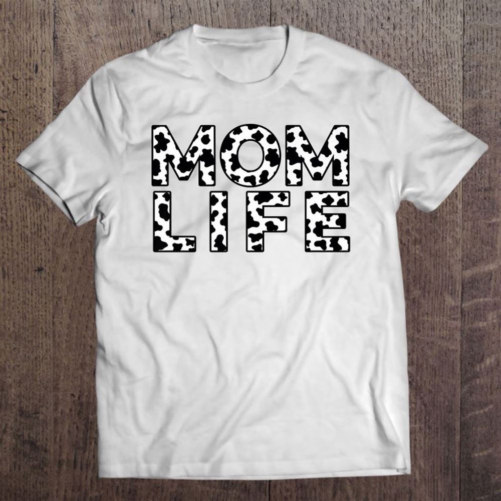 Cow Print Farm Life Mom Life Mama Mothers Day Mother's Day Premium T Shirt, Mother's Day Shirt, Shirt For Mom, Mom Shirt