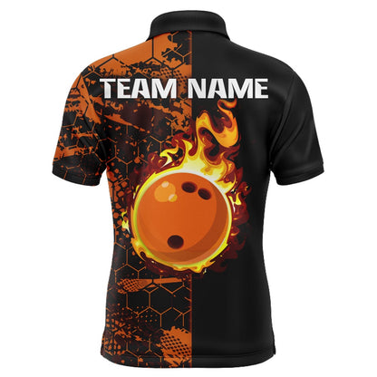 Custom Bowling Polo Shirts, Bowling Polo Shirt Bowling Jersey For Men Bowling Team League