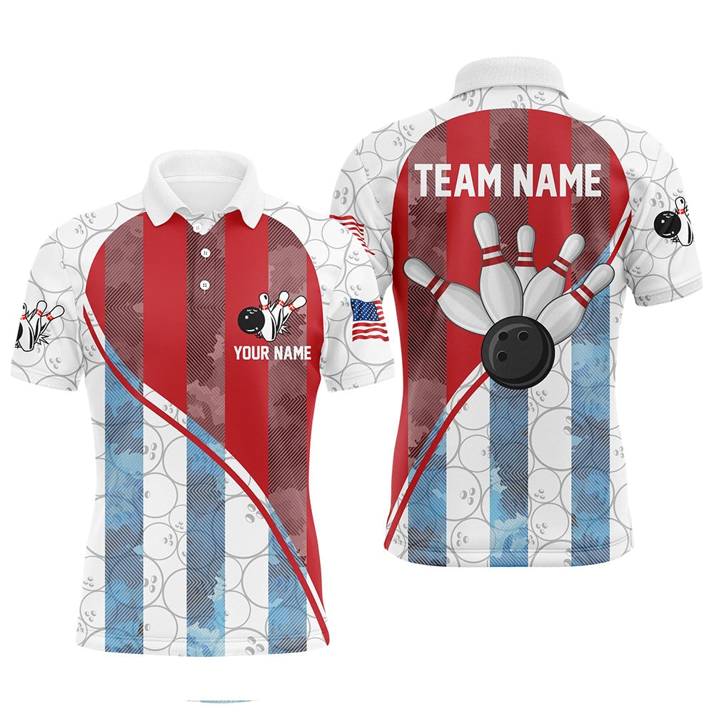 Custom Bowling Polo Shirts, Bowling Shirt For Men Bowling Tournament Jersey Unisex Polo Bowling Shirt