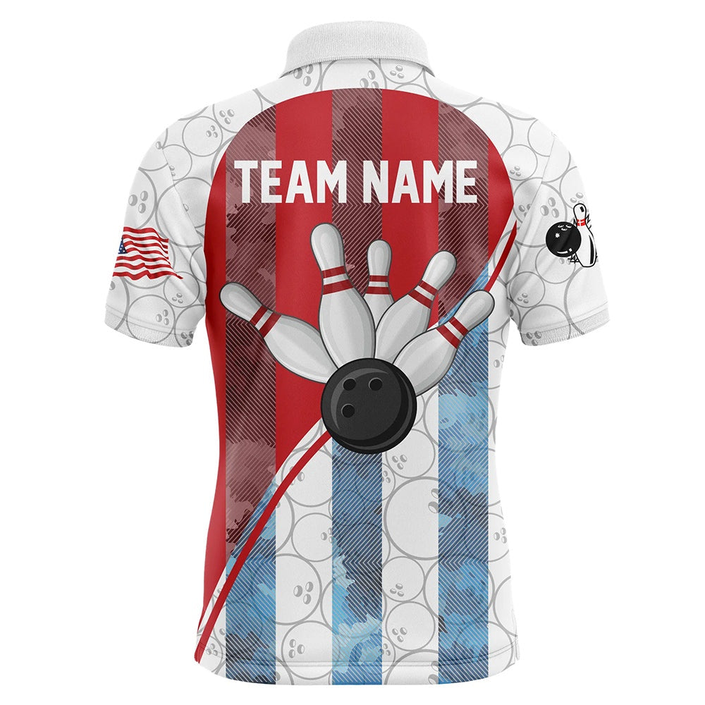 Custom Bowling Polo Shirts, Bowling Shirt For Men Bowling Tournament Jersey Unisex Polo Bowling Shirt