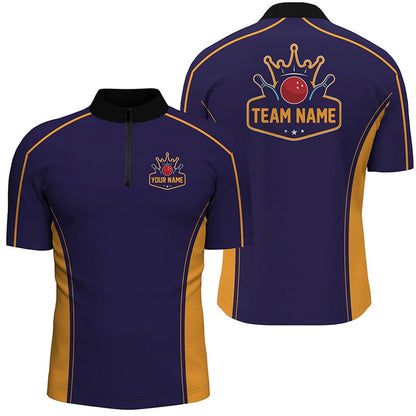 Custom Bowling Polo Shirts, Custom Bowling League Shirts For Men And Women, Personalized Bowling Team Jerseys