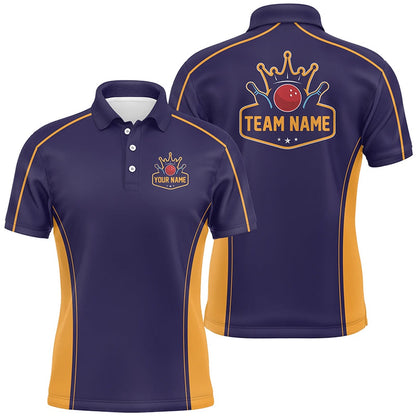 Custom Bowling Polo Shirts, Custom Bowling League Shirts For Men And Women, Personalized Bowling Team Jerseys