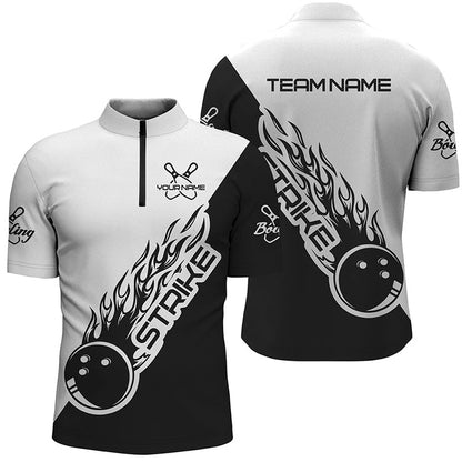 Custom Bowling Polo Shirts, Custom Bowling Shirts For Men And Women, Bowling Team Shirts Bowling Strike