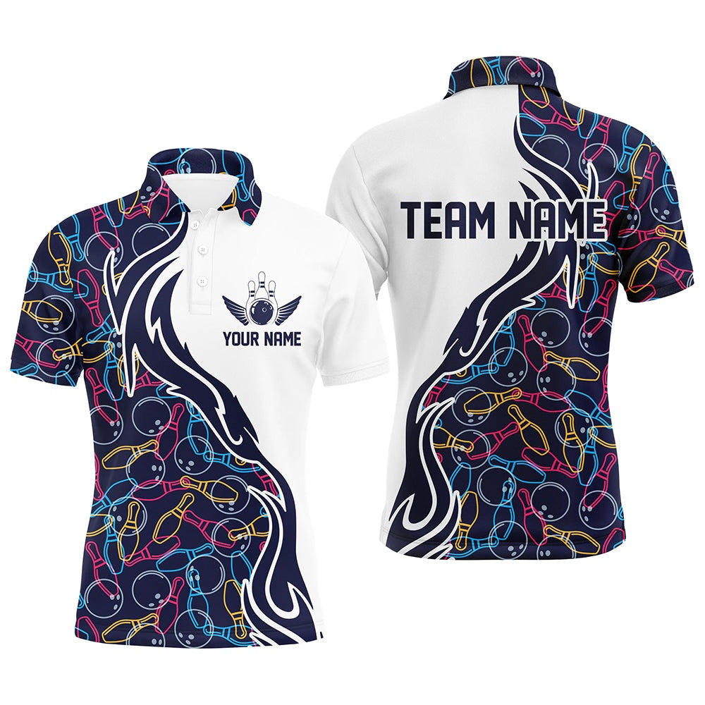 Custom Bowling Polo Shirts, Custom Bowling Shirts For Men And Women, Personalized Bowling Team Jerseys
