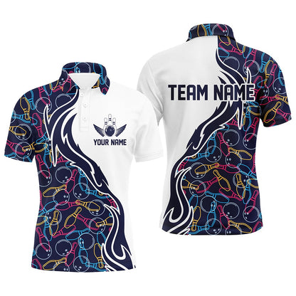 Custom Bowling Polo Shirts, Custom Bowling Shirts For Men And Women, Personalized Bowling Team Jerseys