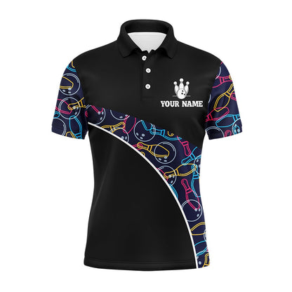Custom Bowling Polo Shirts, Funny Bowling Shirt For Men Custom Name Incredi Bowl Since Polo Short Sleeve Bowler Jersey