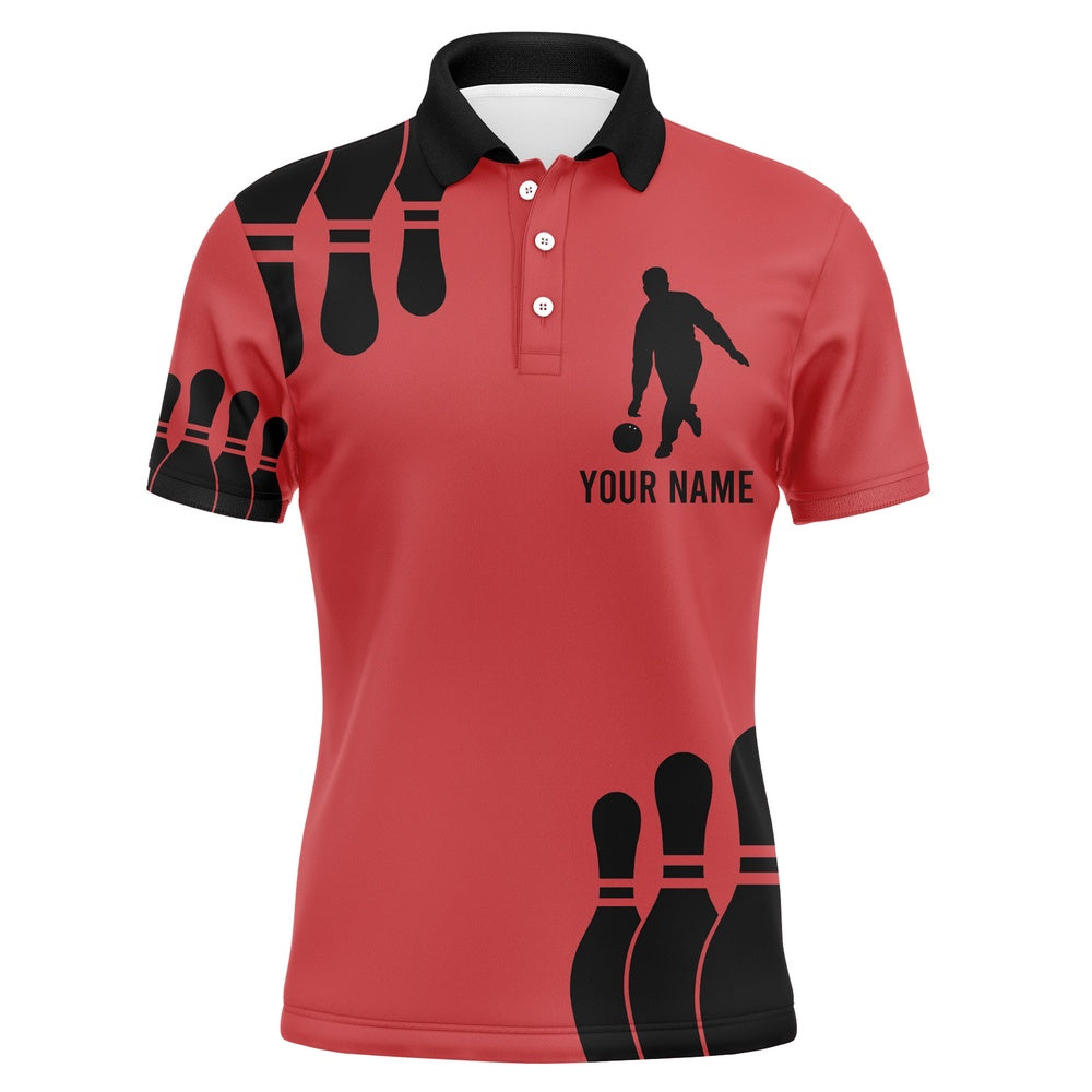 Custom Bowling Polo Shirts, Funny Men Polo Bowling Shirt, My Mind'S In The Gutter But My Balls Aren'T, Custom Bowler Team Jersey