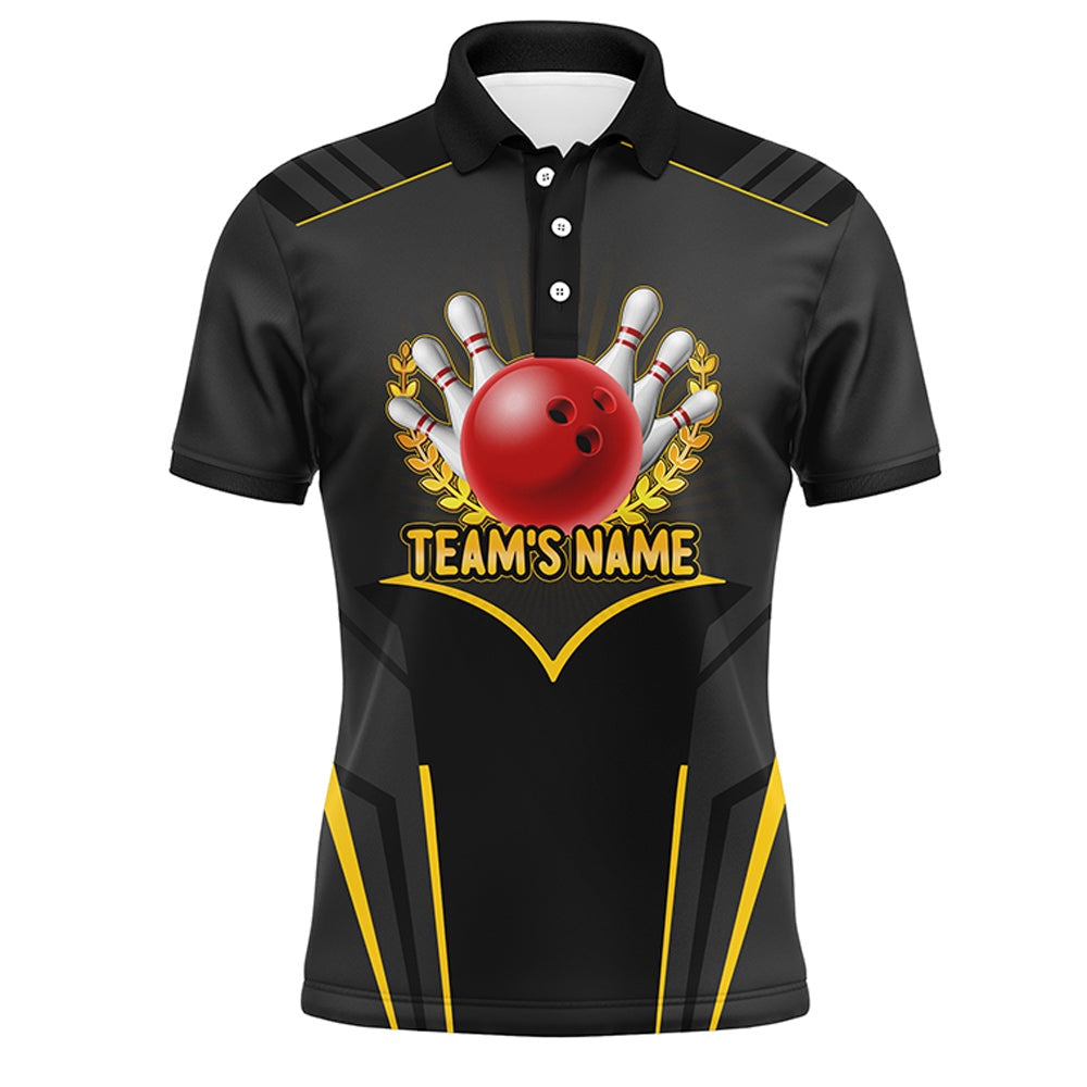 Custom Bowling Polo Shirts, Gutter Gang Funny Bowling Shirt For Men Custom Bowling Jersey For Team Print Bowling Polo Shirt