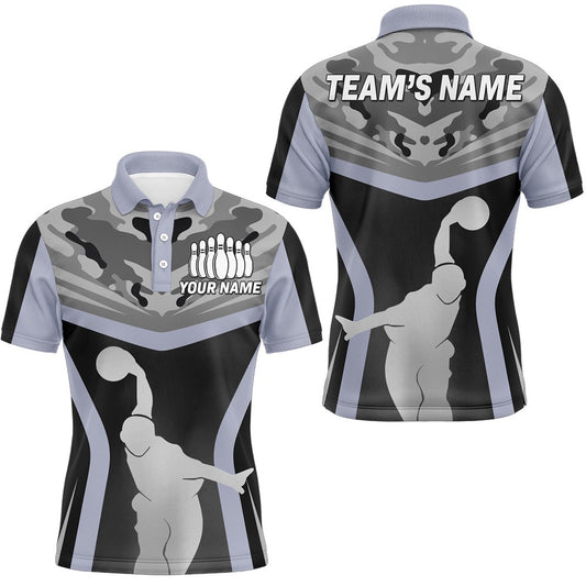 Custom Bowling Polo Shirts, Personalized Bowling Polo Shirt For Mencustom Bowling Team Jersey Bowling Shirt