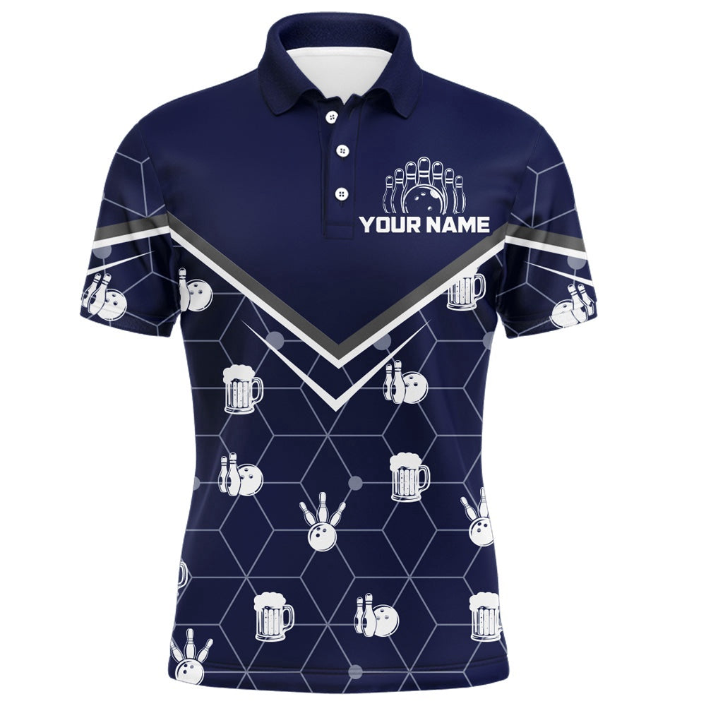 Custom Bowling Polo Shirts, Personalized Camo Polo Shirt Bowling Shirt For Men Custom Bowling Jersey Bowling Team League