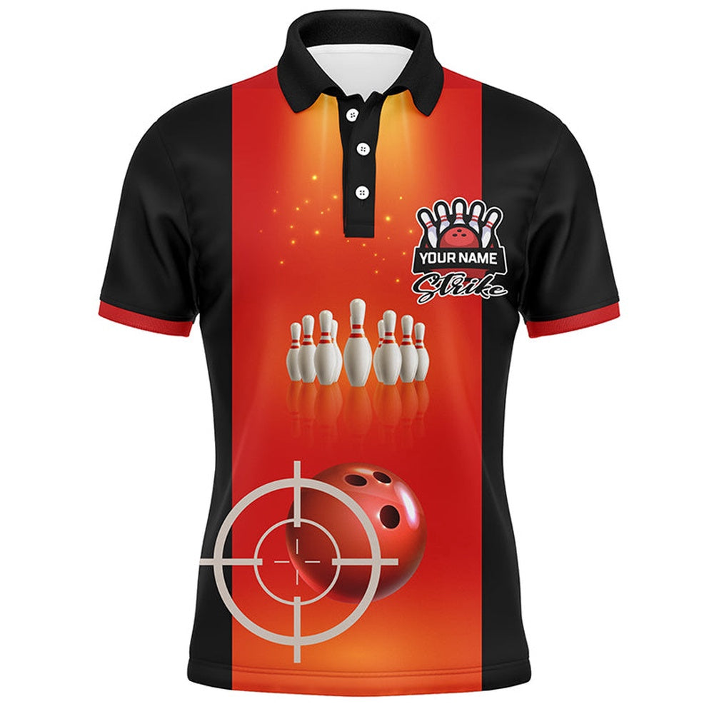 Custom Bowling Polo Shirts, Personalized Men Polo Bowling Shirt, Strike Kinda Busy Right Now, Short Sleeves Bowlers Jersey