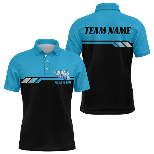 Custom Bowling Polo Shirts, Personalized Multicolor Bowling Team Jerseys, Bowling League Shirts Bowling Apparel For Men And Women