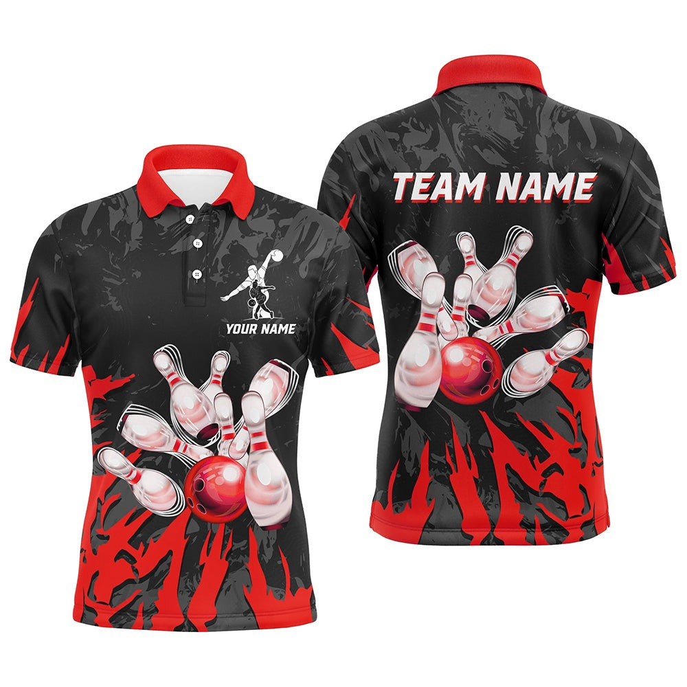 Custom Bowling Polo Shirts, Team Bowling Jersey Custom Bowling Polo Shirt For Men & Women Multicolor