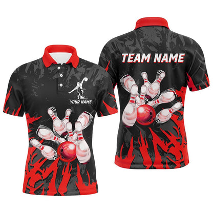Custom Bowling Polo Shirts, Team Bowling Jersey Custom Bowling Polo Shirt For Men & Women Multicolor