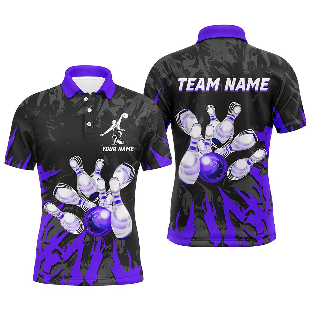Custom Bowling Polo Shirts, Team Bowling Jersey Custom Bowling Polo Shirt For Men & Women Multicolor