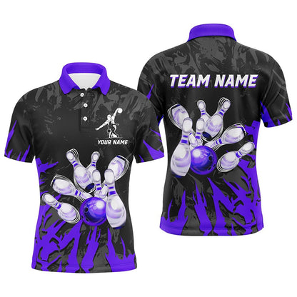 Custom Bowling Polo Shirts, Team Bowling Jersey Custom Bowling Polo Shirt For Men & Women Multicolor