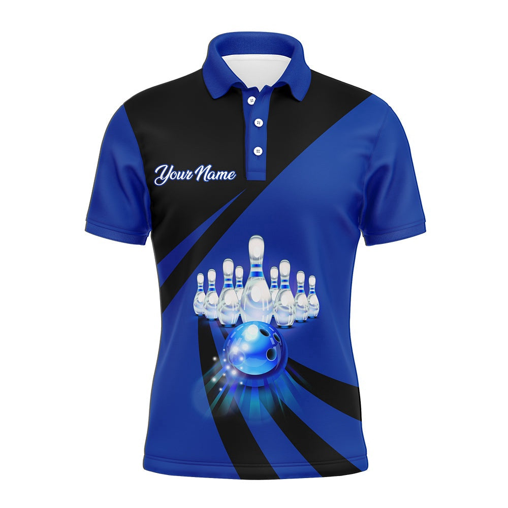 Custom Bowling Polo Shirts, You Don'T Have To Be Crazy To Bowl With Us Bowling Polo Shirts For Men Funny Custom Bowling Jersey