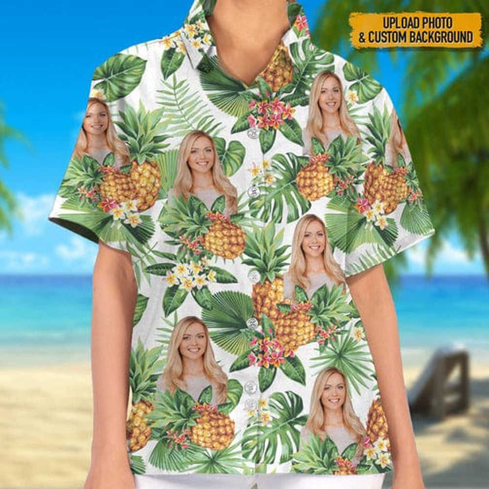 Custom Human Photo Hawaiian Shirt, Custom Hawaiian Shirts With Face