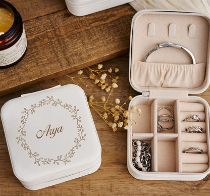 Custom Name Jewelry Box, Birthday Gift For Women, Mother's Day Jewelry Case