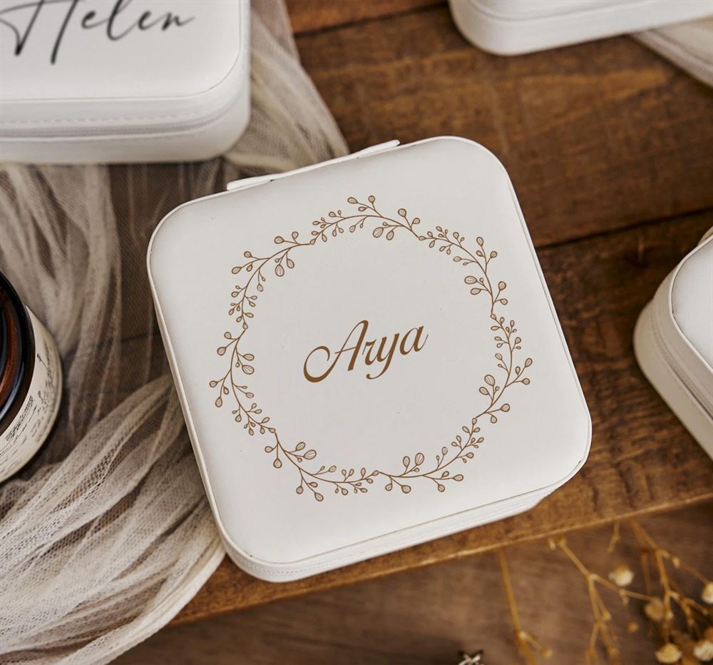 Custom Name Jewelry Box, Birthday Gift For Women, Mother's Day Jewelry Case
