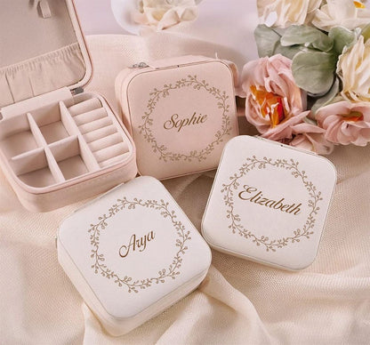 Custom Name Jewelry Box, Birthday Gift For Women, Mother's Day Jewelry Case
