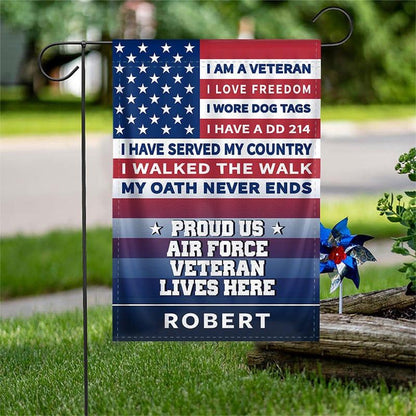 Custom US Air Force Flag, I Love Freedom Air Force Flag, Military Air Force Flag, Veteran Day Gift