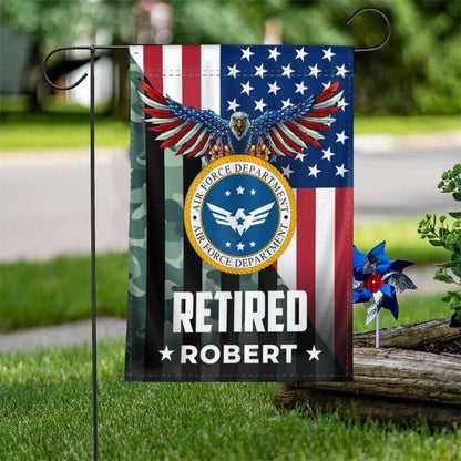 Custom US Air Force Flag, I Served For Freedom Air Force Flag, Military Air Force Flag, Veteran Day Gift