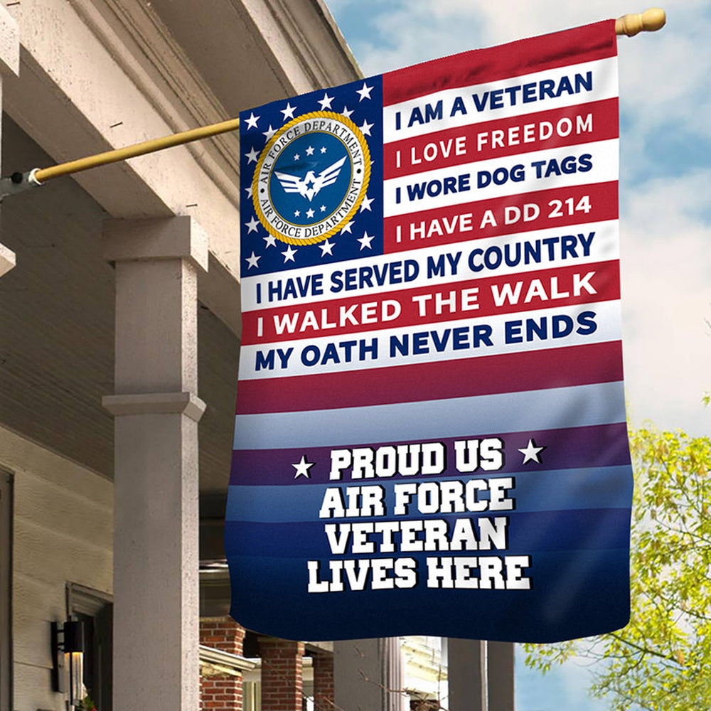 Custom US Air Force Flag, Pride Air Force Flag, Military Air Force Flag, Veteran Day Gift