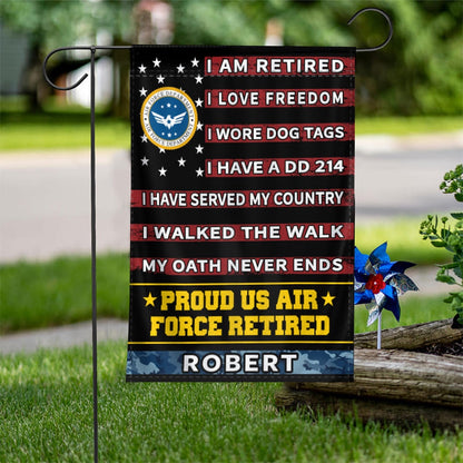 Custom US Air Force Flag, Proud Of Veterans Air Force Flag, Military Air Force Flag, Veteran Day Gift