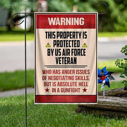 Custom US Air Force Flag, Warning Air Force Flag, Military Air Force Flag, Veteran Day Gift