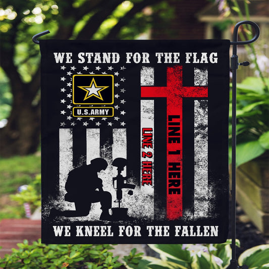 Custom US Army Flag, Army Veteran Garden Flag, US Army Veteran Flag, Army Retired Flag