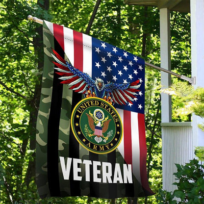 Custom US Army Flag, I Served For Freedom Army Flag, US Army Veteran Flag, Army Retired Flag