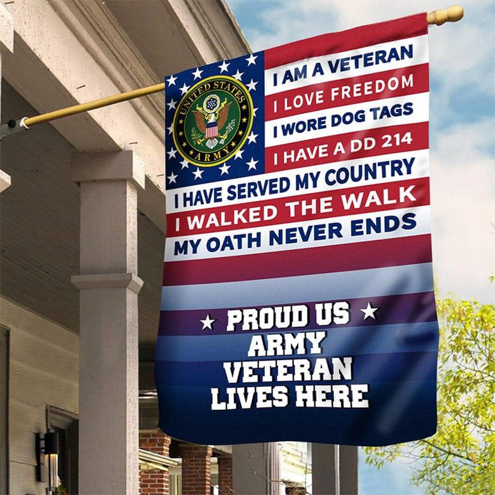 Custom US Army Flag, Pride Army Flag, US Army Veteran Flag, Army Retired Flag
