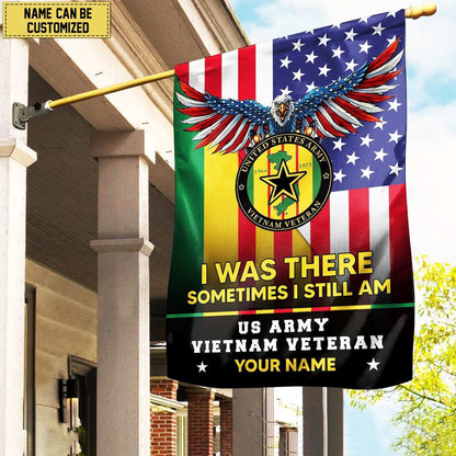 Custom US Army Flag, Us Army Vietnam Veteran American Flag, Gift For Him Military, US Army Veteran Flag, Army Retired Flag