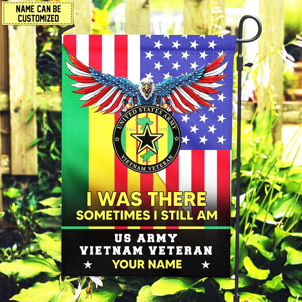 Custom US Army Flag, Us Army Vietnam Veteran American Flag, Gift For Him Military, US Army Veteran Flag, Army Retired Flag