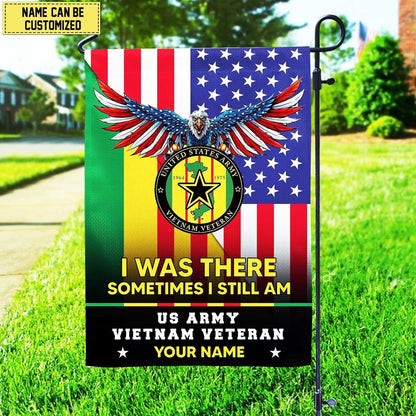 Custom US Army Flag, Us Army Vietnam Veteran American Flag, Gift For Him Military, US Army Veteran Flag, Army Retired Flag