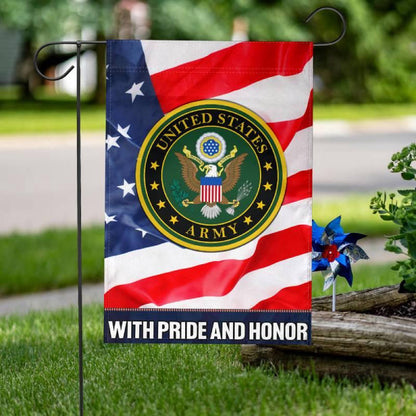 Custom US Army Flag, Usa Veteran Army Flag, US Army Veteran Flag, Army Retired Flag