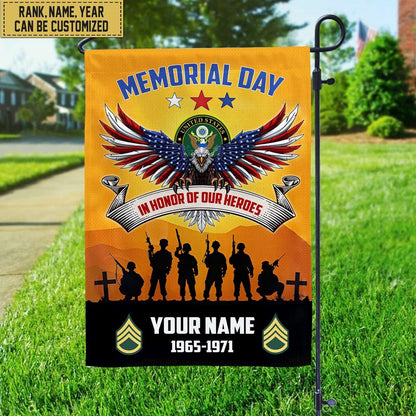 Custom US Army Flag, Year American Flag, Veterans Day Gift, American Flag Gift For Him Military, US Army Veteran Flag, Army Retired Flag