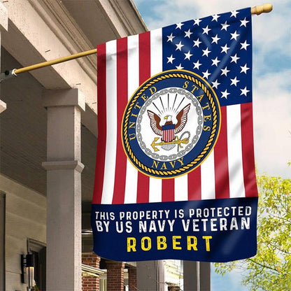 Custom US Navy Flag, United States Navy Flag, US Navy Garden Flag, US Veteran Flag