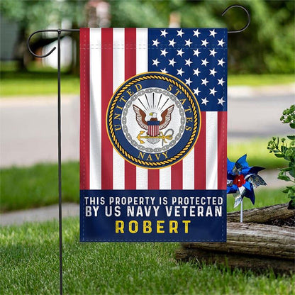 Custom US Navy Flag, United States Navy Flag, US Navy Garden Flag, US Veteran Flag