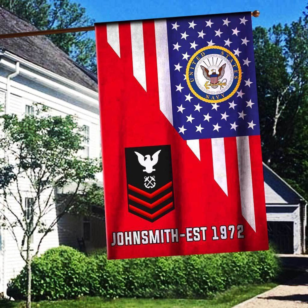 Custom US Navy Flag, Us Navy Garden Flag, US Navy Garden Flag, US Veteran Flag