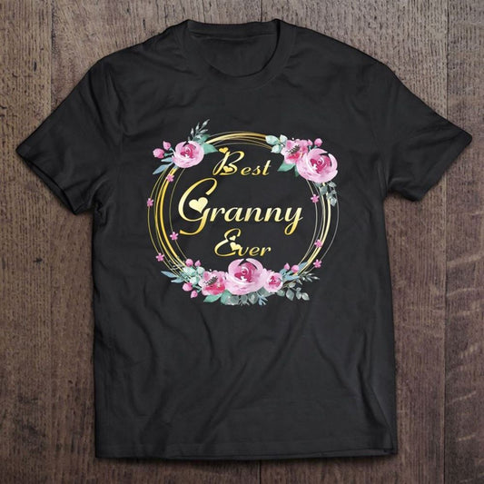 Cute Best Granny Ever Costume Mothers Day Gift Floral T Shirt, Mother's Day Shirt, Shirt For Mom, Mom Shirt